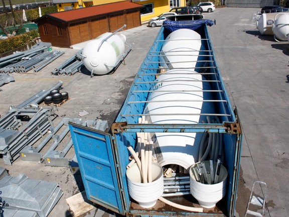 Trasporto silos verticali Slick