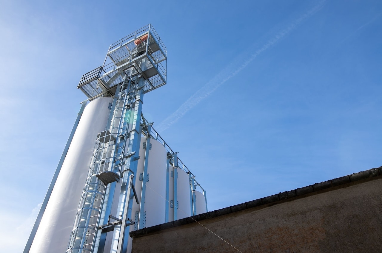 Impianti silos imbullonato verticale