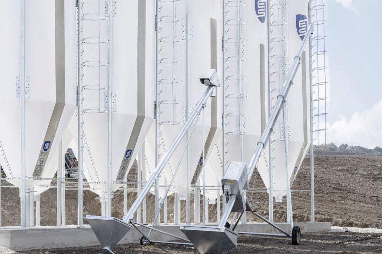 Impianti silos imbullonato verticale