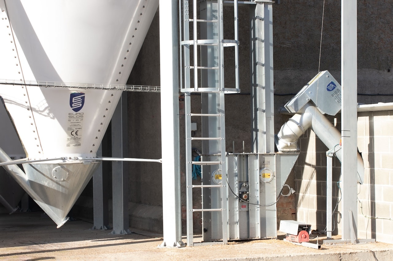 Impianti silos imbullonato verticale
