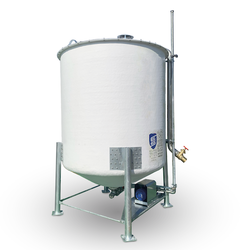 render Tanque para líquidos millennium con placas 1000 Kg/m³