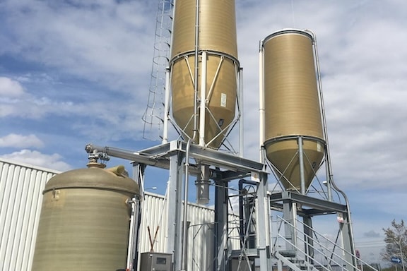 installazione silos sale stradale