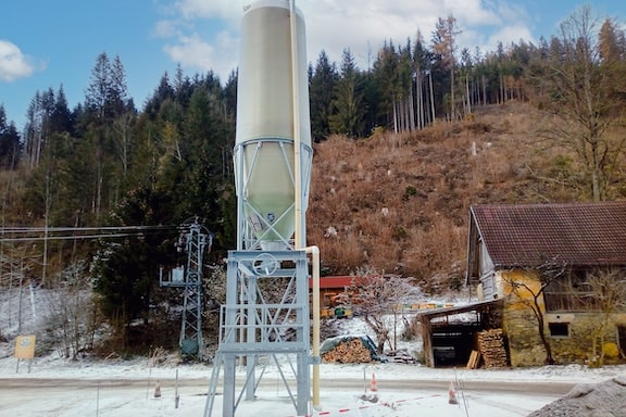 installazione silos sale stradale